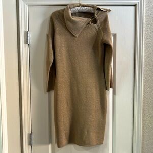 Calvin Klein Gold Knit dress size M